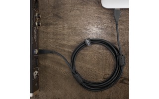 UDG Ultimate Cable USB 2.0 USB A >> USB B - Acodado 1 metro - Negro